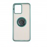 Capac Protectie Spate Colectia Soft Shape With Ring Pentru Oppo 8 Pro 5G - Verde