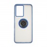 Capac Protectie Spate Colectia Soft Shape With Ring Pentru Oppo A77 5G - Albastru