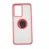 Capac Protectie Spate Colectia Soft Shape With Ring Pentru Oppo A77 5G - Rosu