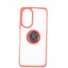 Capac Protectie Spate Colectia Soft Shape With Ring Pentru Honor X7 4G - Rosu