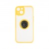Capac Protectie Spate Colectia Soft Shape With Ring Pentru iPhone 14 - Galben