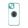 Capac Protectie Spate Colectia Soft Shape With Ring Pentru iPhone 13 - Verde