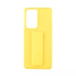 Capac Protectie Spate Colectia Stand Pentru Samsung Galaxy S21 Ultra - Galben