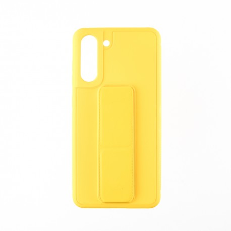Capac Protectie Spate Colectia Stand Pentru Samsung Galaxy S21 Fe - Galben