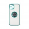 Capac Protectie Spate Colectia Soft Shape With Ring Pentru iPhone 12 Pro - Verde