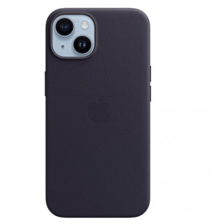 Capac Protectie Spate Apple Din Piele Cu Magsafe Pentru iPhone 14 - Mov