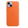 Capac Protectie Spate Apple Din Piele Cu Magsafe Pentru iPhone 14 - Portocaliu