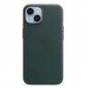 Capac Protectie Spate Apple Din Piele Cu Magsafe Pentru iPhone 14 - Verde
