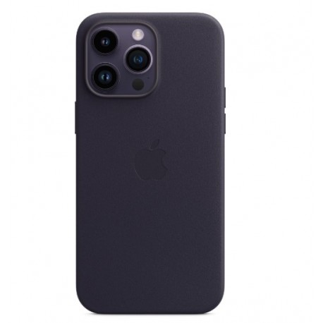 Capac Protectie Spate Apple Din Piele Cu Magsafe Pentru iPhone 14 Pro Max - Mov
