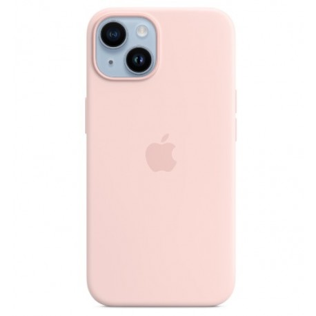 Capac Protectie Spate Apple Din Silicon Cu Magsafe Pentru iPhone 14 - Roz