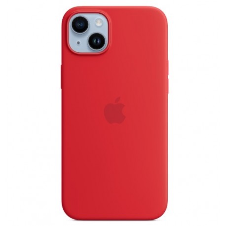 Capac Protectie Spate Apple Din Silicon Cu Magsafe Pentru iPhone 14 Plus - Rosu