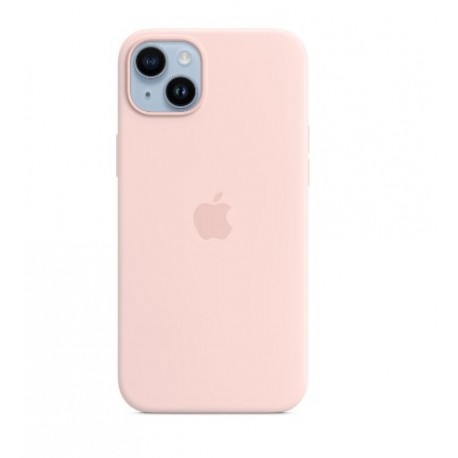 Capac Protectie Spate Apple Din Silicon Cu Magsafe Pentru iPhone 14 Plus - Roz