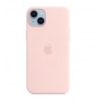 Capac Protectie Spate Apple Din Silicon Cu Magsafe Pentru iPhone 14 Plus - Roz