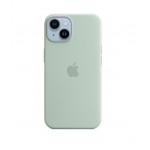 Capac Protectie Spate Apple Din Silicon Cu Magsafe Pentru Iphone 14 Plus - Verde Deschis