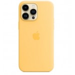 Capac Protectie Spate Apple Din Silicon Cu Magsafe Pentru iPhone 14 Pro Max - Galben