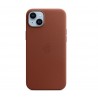 Capac Protectie Spate Apple Din Piele Cu Magsafe Pentru Iphone 14 Plus - Maro