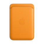 Portofel Apple Din Piele Pentru Iphone Seria 12 Cu Magsafe - Galben
