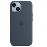 Capac Protectie Spate Apple Din Silicon Cu Magsafe Pentru iPhone 14 - Albastru