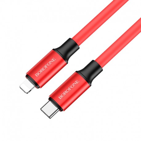 Cablu De Date Borofone Bx82 Type C - Lightning 1m 20w - Rosu