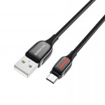 Cablu De Date Borofone Bu14 Usb A - Microusb 1.2m 2.4a - Negru