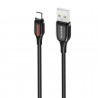Cablu De Date Borofone Bu14 Usb A - Microusb 1.2m 2.4a - Negru