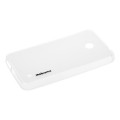 Capac Protectie Spate Mobiama TPU cu Folie de Protectie Inclusa pentru Nokia Lumia 630 - Alb
