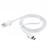 Cablu De Date Borofone Bx57 Usb A - Lightning Magnetic 1m 2a - Alb