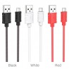 Cablu De Date Borofone Bx52 Usb A - Microusb Din Silicon 1m 2.4a - Alb
