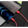 Cablu De Date Borofone Bx52 Usb A - Microusb Din Silicon 1m 2.4a - Alb