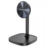Incarcator Wireless Borofone Bq15 2 In 1 Magnetic 15 W - Negru