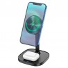 Incarcator Wireless Borofone Bq15 2 In 1 Magnetic 15 W - Negru