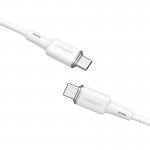 Cablu De Date Acefast C2-03 Type C - Type C 60w 1.2m - Alb