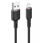 Cablu De Date Acefast C2-02 Usb A - Lightning 2.4a 1.2m - Negru