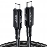 Cablu De Date Acefast C4-03 Type C - Type C Textil 100w 2m - Negru