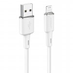 Cablu De Date Acefast C2-02 Usb A - Lightning 2.4a 1.2m - Alb