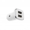 Incarcator Auto Borofone Bz12 Dual Usb A 2.4a +usb A 2.4a - Alb