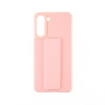 Capac Protectie Spate Colectia Stand Pentru Samsung Galaxy S21 - Roz
