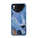 Capac Protectie Spate Colectia Soft Waves Pentru Xiaomi Redmi 9a/9at - Albastru