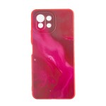 Capac Protectie Spate Colectia Soft Waves Pentru Xiaomi Mi 11 Lite 5G - Rosu