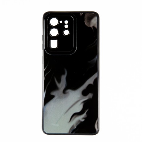 Capac Protectie Spate Colectia Soft Waves Pentru Samsung Galaxy S20 Ultra - Negru