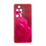 Capac Protectie Spate Colectia Soft Waves Pentru Huawei P50 Pro - Rosu
