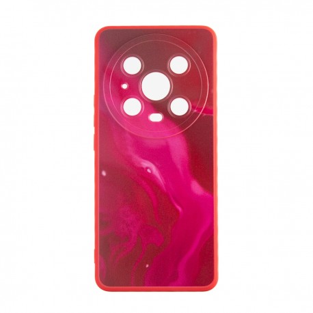 Capac Protectie Spate Colectia Soft Waves Pentru Honor Magic 4 Pro 5G - Rosu