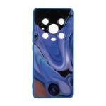 Capac Protectie Spate Colectia Soft Waves Pentru Honor Magic 4 Pro 5G - Albastru