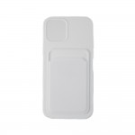 Capac Protectie Spate Colectia Soft Card Slot Pentru iPhone 14 Plus - Alb