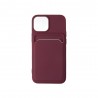 Capac Protectie Spate Colectia Soft Card Slot Pentru iPhone 14 Plus - Visiniu