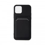 Capac Protectie Spate Colectia Soft Card Slot Pentru iPhone 14 - Negru