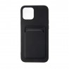 Capac Protectie Spate Colectia Soft Card Slot Pentru iPhone 13 - Negru