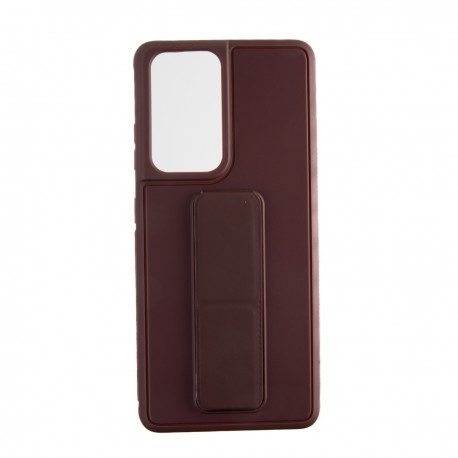 Capac Protectie Spate Colectia Stand Pentru Samsung Galaxy S21 Ultra - Maro