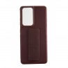 Capac Protectie Spate Colectia Stand Pentru Samsung Galaxy S21 Ultra - Maro
