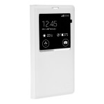 Book S-view Alb Pentru Samsung Galaxy S5 Colectia Ws
